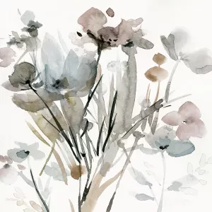 Dainty Blooms I by Carol Robinson Oil Painting
