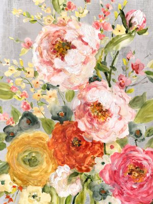 Damask Garden Oil painting by Carol Robinson