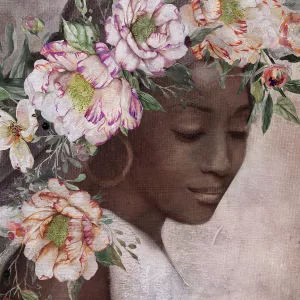 Deep In Thought I by Carol Robinson Oil Painting