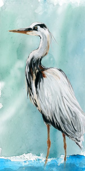 Delray Crane II by Carol Robinson Oil Painting