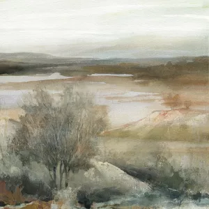 Desert Valley Oil Painting by Carol Robinson - Contemporary