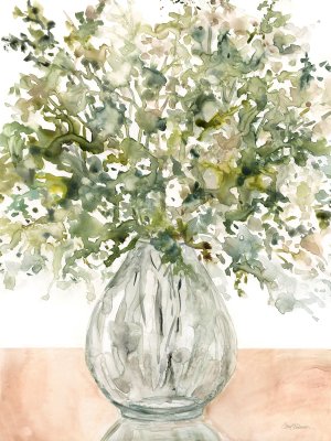 Display of Greens Oil painting by Carol Robinson