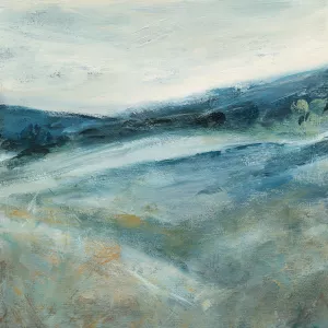 Distant Shadows II Oil Painting by Carol Robinson - Contemporary