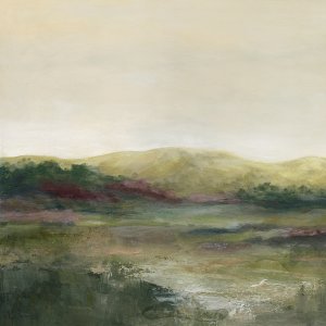 Dusky Hills by Carol Robinson Oil Painting