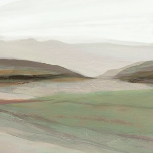 Earth's Gentle Layers Oil painting by Carol Robinson