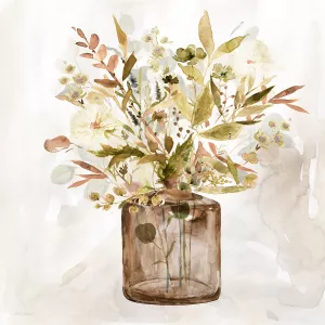 Earthy Garden I by Carol Robinson Oil Painting