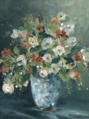 English Garden Bouquet by Carol Robinson Oil Painting