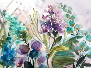 Exotic Plant Life by Carol Robinson Oil Painting