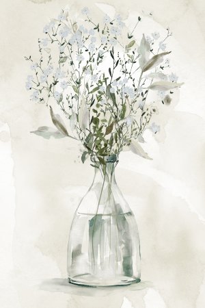 Farmhouse Whites II by Carol Robinson Oil Painting