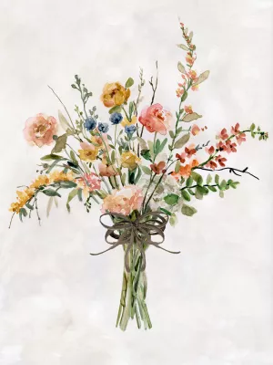 Favorite Picks Bouquet I by Carol Robinson Oil Painting