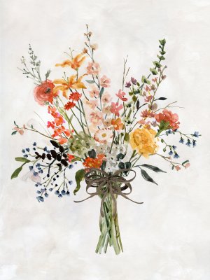 Favorite Picks Bouquet II by Carol Robinson Oil Painting
