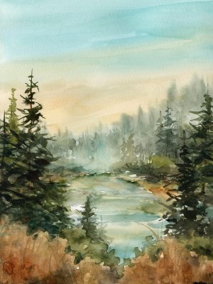 Favorite Spot by Carol Robinson Oil Painting