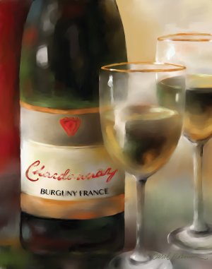 Fine White by Carol Robinson Oil Painting