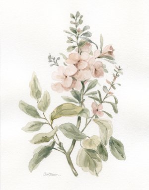 Flea Market Botanical II by Carol Robinson Oil Painting