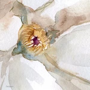 Floral Center I by Carol Robinson Oil Painting