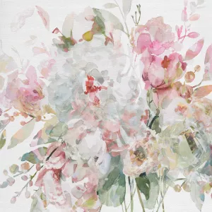 Floral Confetti Collage I by Carol Robinson Oil Painting