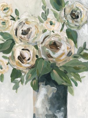 Floral Depth by Carol Robinson Oil Painting
