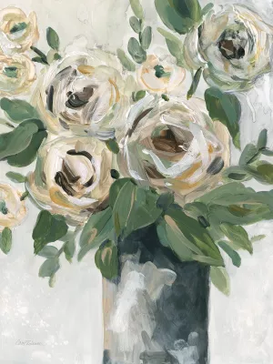 Floral Depth by Carol Robinson Oil Painting