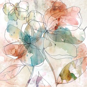 Floral Flow II by Carol Robinson Oil Painting