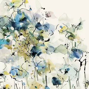 Floral Watercolor Sketch by Carol Robinson Oil Painting