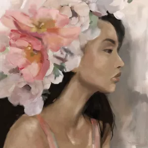 Flower Crown by Carol Robinson Oil Painting