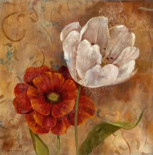 Flower Duet I by Carol Robinson Oil Painting
