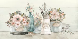 Flower Market by Carol Robinson Oil Painting