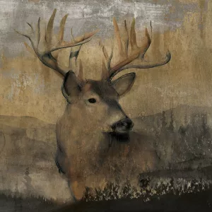 Forest Deer by Carol Robinson Oil Painting