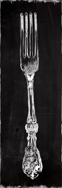 Fork Oil Painting by Carol Robinson - Bestsellers