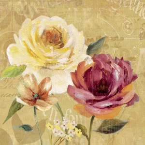French Country Garden IV by Carol Robinson Oil Painting