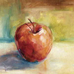 Fresh Apple by Carol Robinson Oil Painting