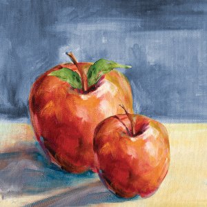Fresh Apples by Carol Robinson Oil Painting