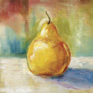 Fresh Pear Oil painting by Carol Robinson