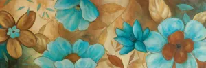 Garden Blues II by Carol Robinson Oil Painting