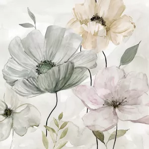 Garden Grays Detail II by Carol Robinson Oil Painting