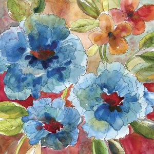 Garden Party II by Carol Robinson Oil Painting