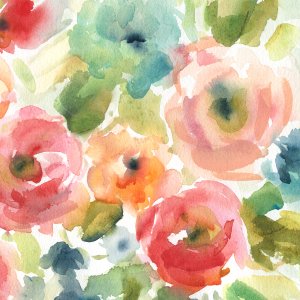 Garden Soiree I by Carol Robinson Oil Painting