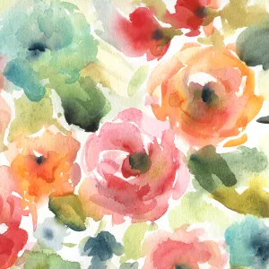 Garden Soiree II by Carol Robinson Oil Painting