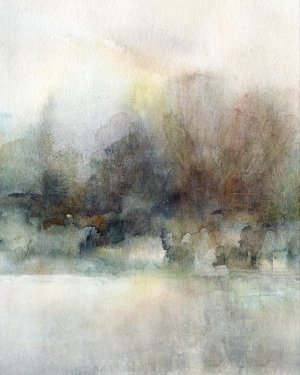 Gentle Landscape II Oil painting by Carol Robinson