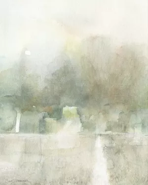 Gentle Path II Oil Painting by Carol Robinson - Contemporary
