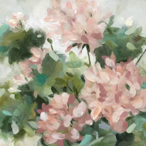 Geranium Garden by Carol Robinson Oil Painting