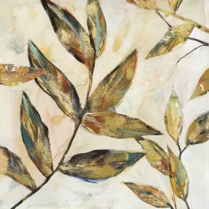 Gilded Leaves I by Carol Robinson Oil Painting