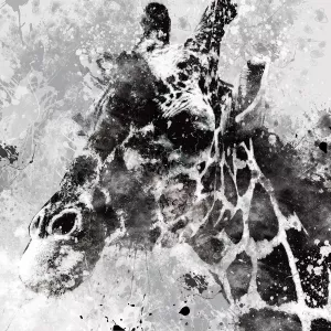 Giraffe Oil Painting by Carol Robinson - Contemporary