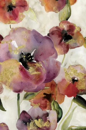 Gold Poppy Punch I by Carol Robinson Oil Painting