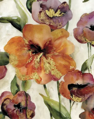 Gold Poppy Punch II by Carol Robinson Oil Painting