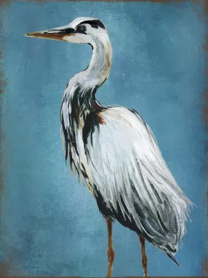 Great Blue Heron II Oil Painting by Carol Robinson - Bestsellers