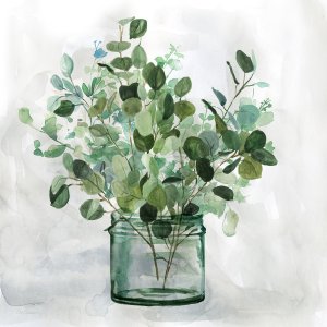 Green Garden II by Carol Robinson Oil Painting