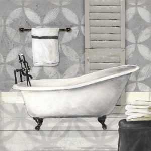Grey Bath I by Carol Robinson Oil Painting