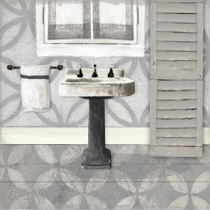 Grey Bath II by Carol Robinson Oil Painting