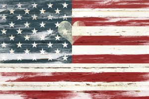 Heart of America by Carol Robinson Oil Painting